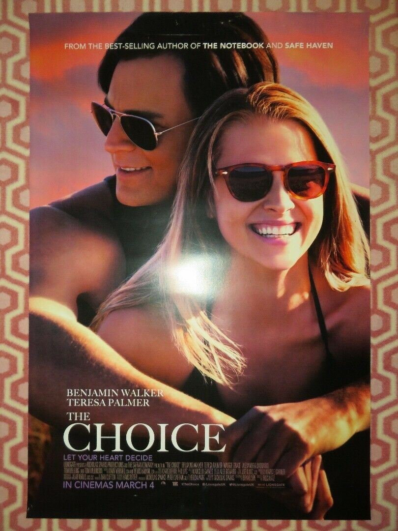 THE CHOICE UK ONE SHEET (27"x 41") ROLLED POSTER BENJAMIN WALKER TERESA PALMER Rendezvous Cinema Movie posters