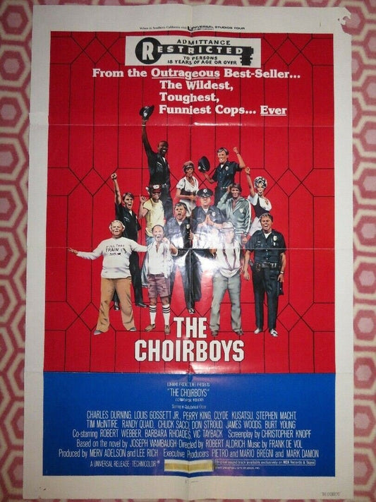 THE CHOIRBOYS US ONE SHEET POSTER CHARLES DURING JAMES WOODS GOSSETT Movie posters