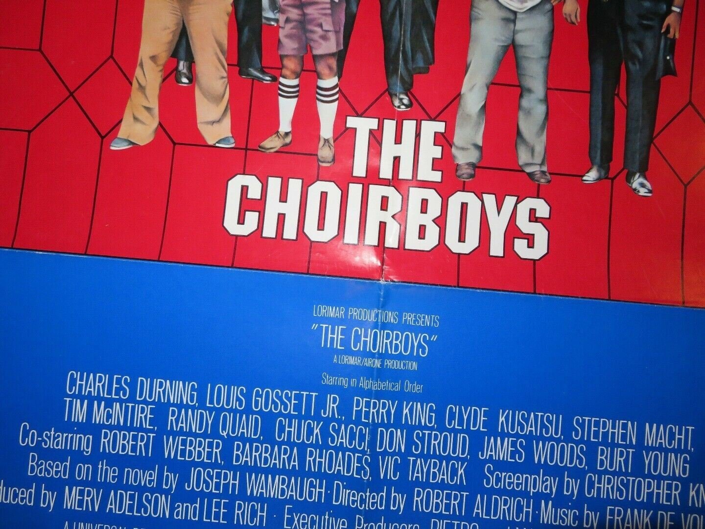 THE CHOIRBOYS US ONE SHEET POSTER CHARLES DURING JAMES WOODS GOSSETT Movie posters