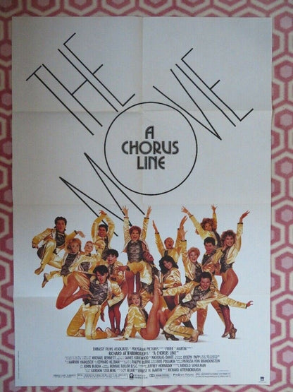 THE CHORUS LINE THE MOVIE US ONE SHEET POSTER RICHARD ATTENBROUGH '85 Movie posters
