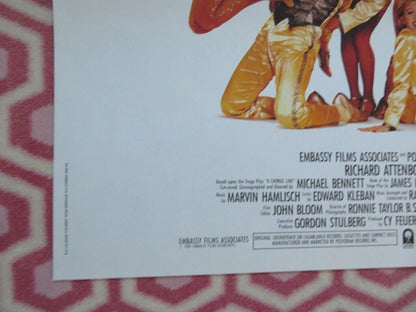 THE CHORUS LINE THE MOVIE US ONE SHEET POSTER RICHARD ATTENBROUGH '85 Movie posters