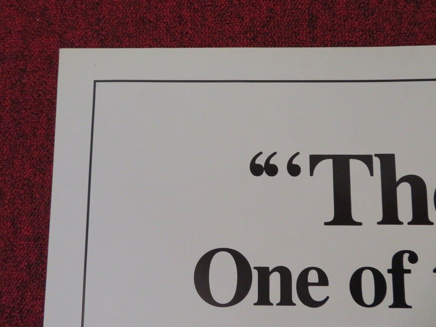 THE CHOSEN FOLDED US ONE SHEET POSTER BARRY MILLER ROD STEIGER 1981 Movie posters