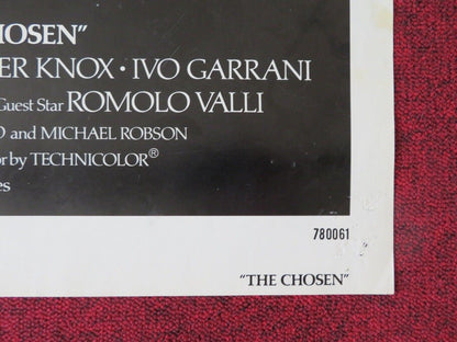 THE CHOSEN FOLDED US ONE SHEET POSTER KIRK DOUGLAS SIMON WARD 1978 Movie posters