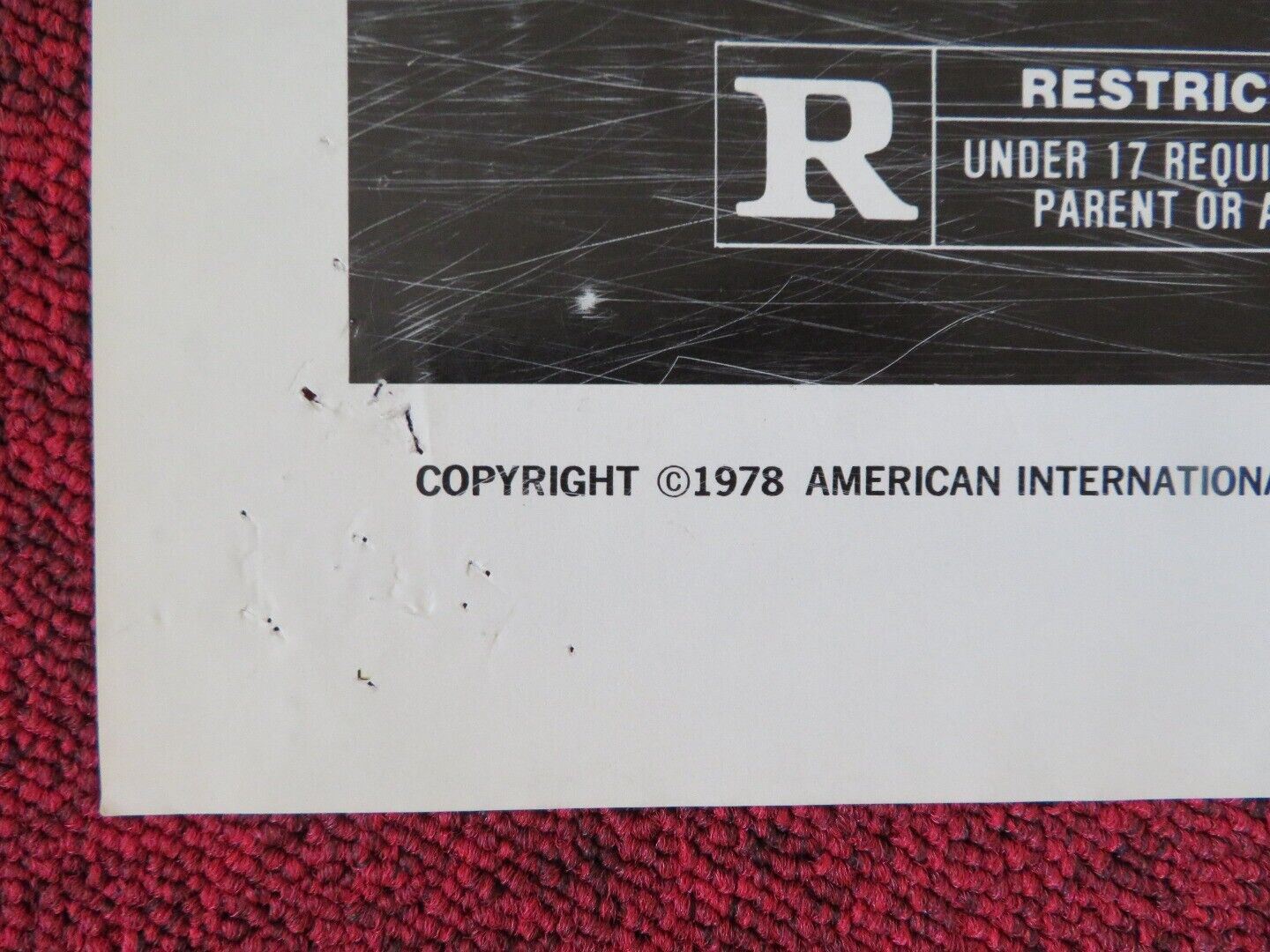 THE CHOSEN FOLDED US ONE SHEET POSTER KIRK DOUGLAS SIMON WARD 1978 Movie posters