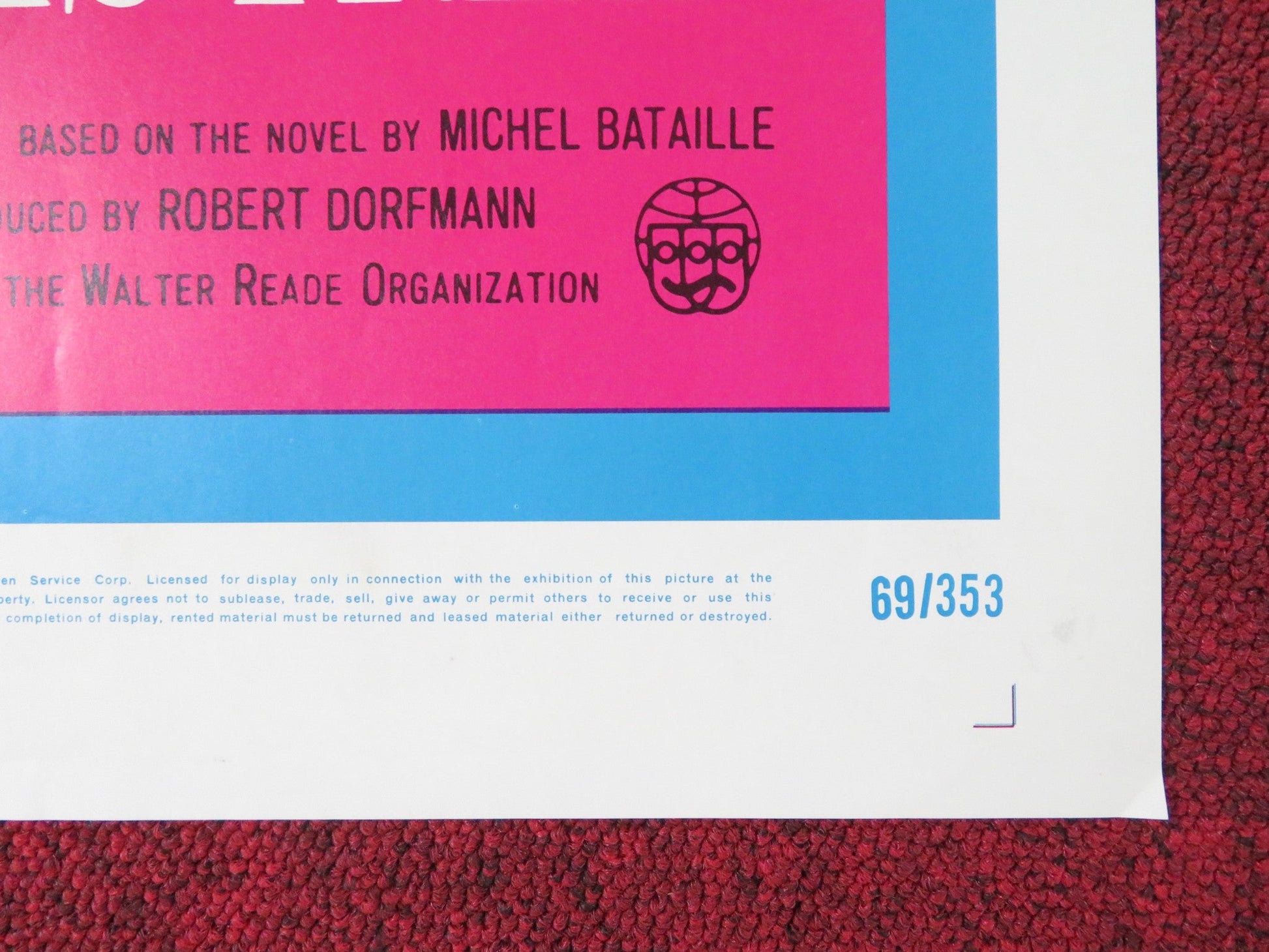 THE CHRISTMAS TREE FOLDED US ONE SHEET POSTER WILLIAM HOLDEN VIRNA LISI 1969 Rendezvous Cinema Movie posters