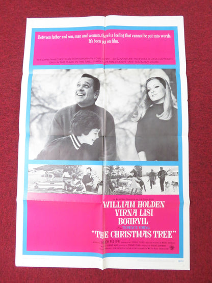THE CHRISTMAS TREE FOLDED US ONE SHEET POSTER WILLIAM HOLDEN VIRNA LISI 1969 Rendezvous Cinema Movie posters