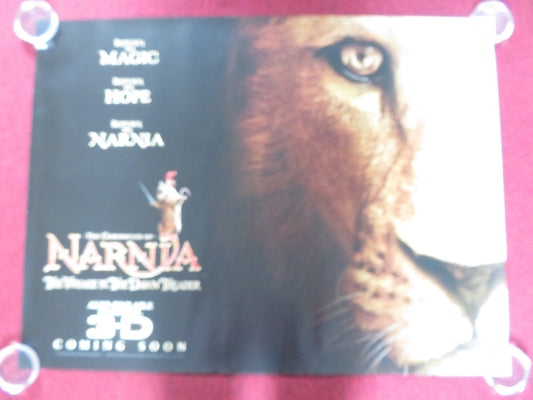 THE CHRONICLES OF NARNIA: THE VOYAGE OF THE DAWN TREADER UK QUAD ROLLED POSTER Rendezvous Cinema Movie posters