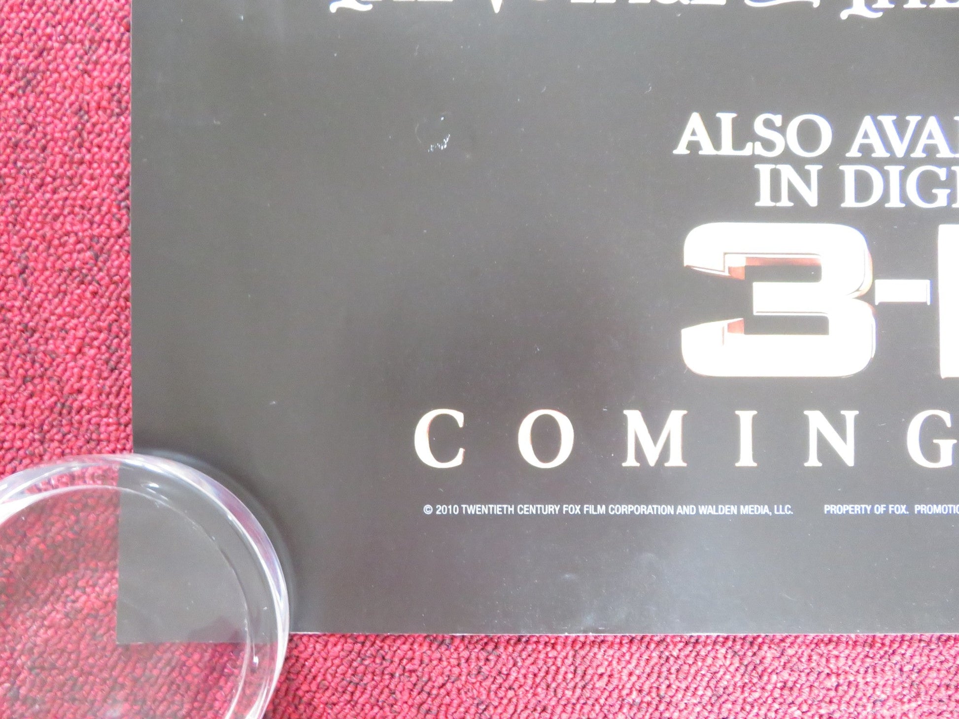 THE CHRONICLES OF NARNIA: THE VOYAGE OF THE DAWN TREADER UK QUAD ROLLED POSTER Rendezvous Cinema Movie posters