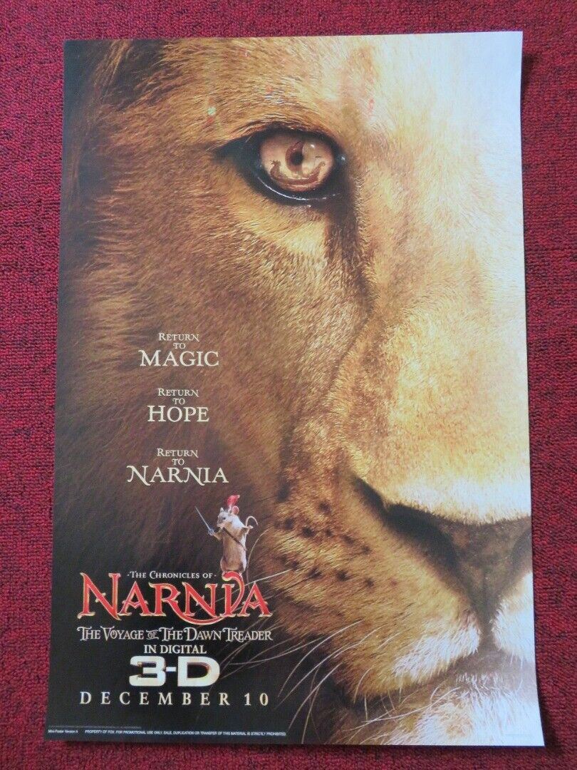 THE CHRONICLES OF NARNIA: THE VOYAGE OF THE DAWN TREADER US (13.5"x 20") POSTER Movie posters