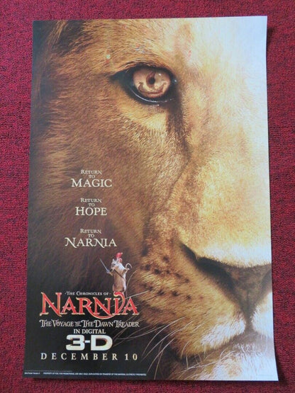 THE CHRONICLES OF NARNIA: THE VOYAGE OF THE DAWN TREADER US (13.5"x 20") POSTER Movie posters