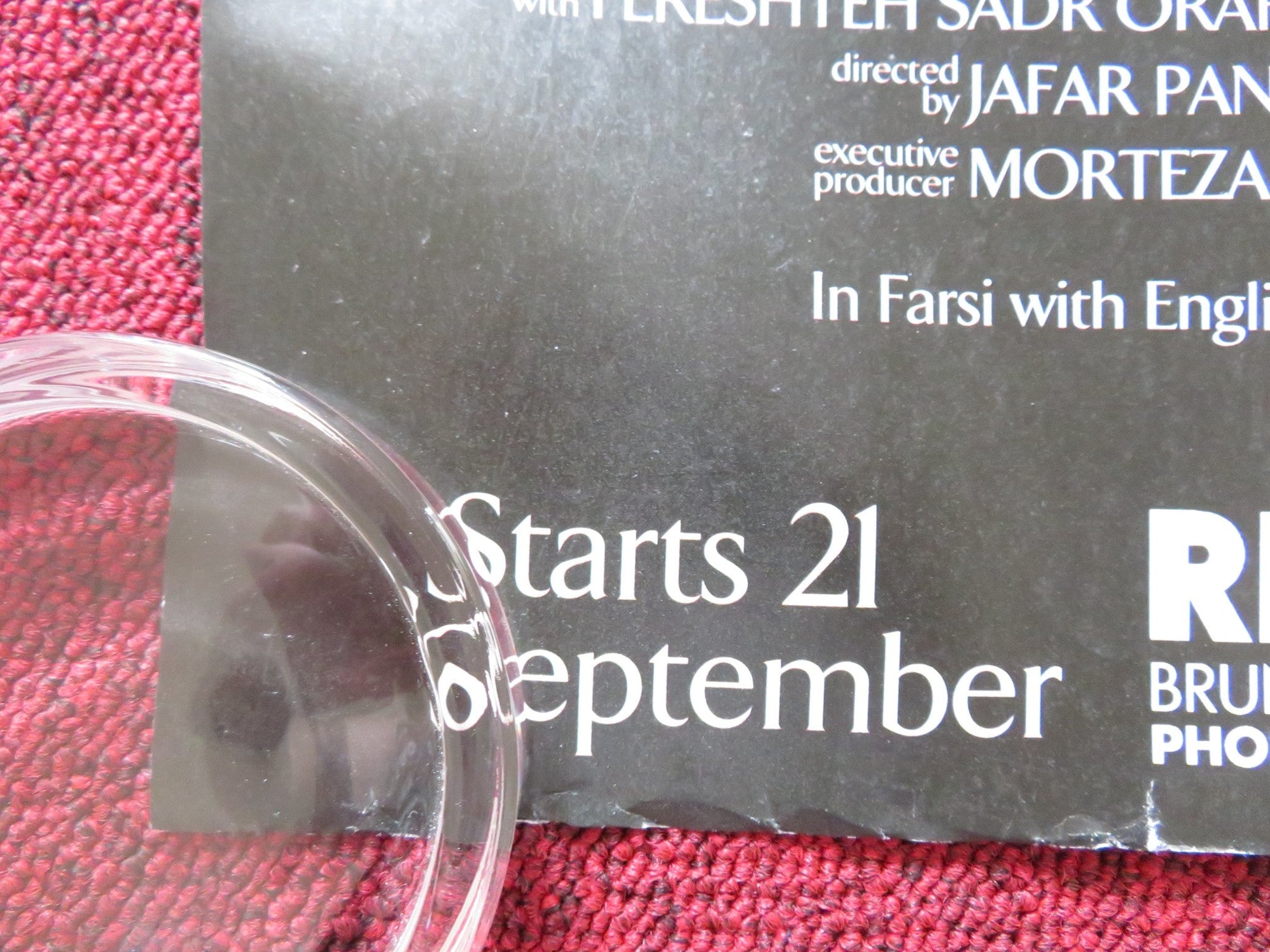 THE CIRCLE UK QUAD ROLLED POSTER NARGESS MAMI ZADEH MARYIAM PALVIN ALMANI 2000 Rendezvous Cinema Movie posters