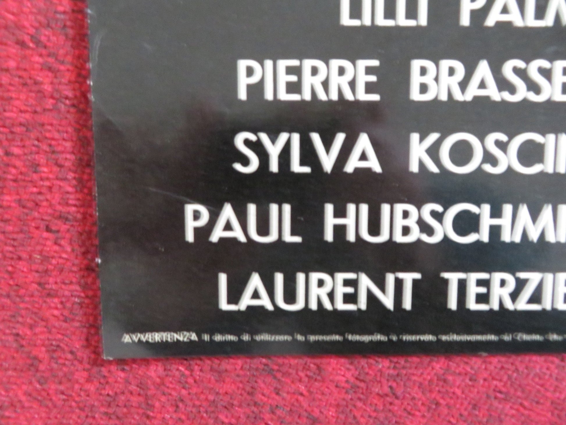 THE CIRCULAR TRIANGLE - B ITALIAN FOTOBUSTA POSTER LILLI PALMER P. BRASSEUR 1964 Rendezvous Cinema Movie posters