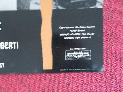 THE CIRCULAR TRIANGLE - C ITALIAN FOTOBUSTA POSTER LILLI PALMER P. BRASSEUR 1964 Rendezvous Cinema Movie posters