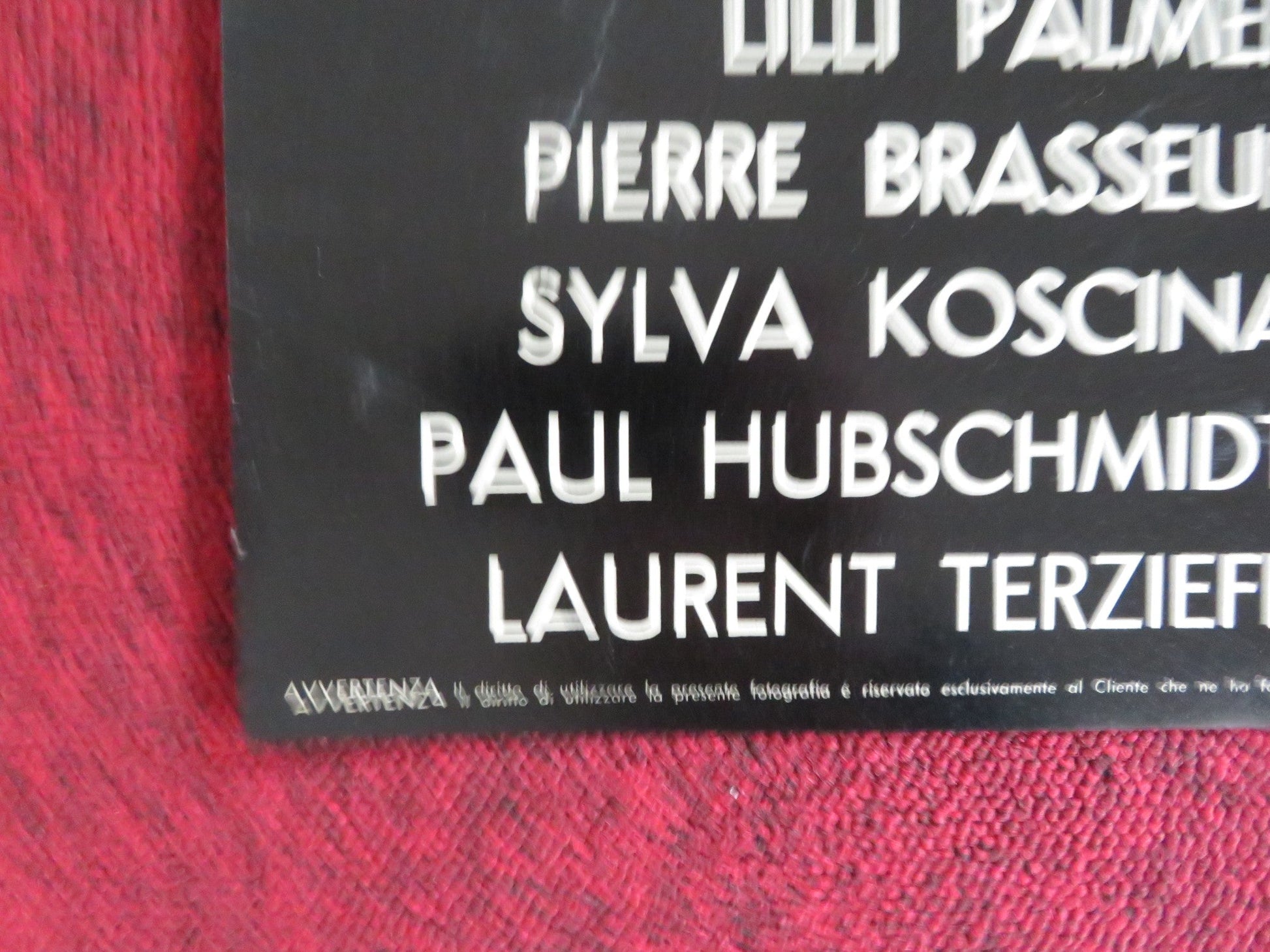 THE CIRCULAR TRIANGLE - C ITALIAN FOTOBUSTA POSTER LILLI PALMER P. BRASSEUR 1964 Rendezvous Cinema Movie posters