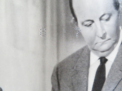 THE CIRCULAR TRIANGLE - H ITALIAN FOTOBUSTA POSTER LILLI PALMER P. BRASSEUR 1964 Rendezvous Cinema Movie posters