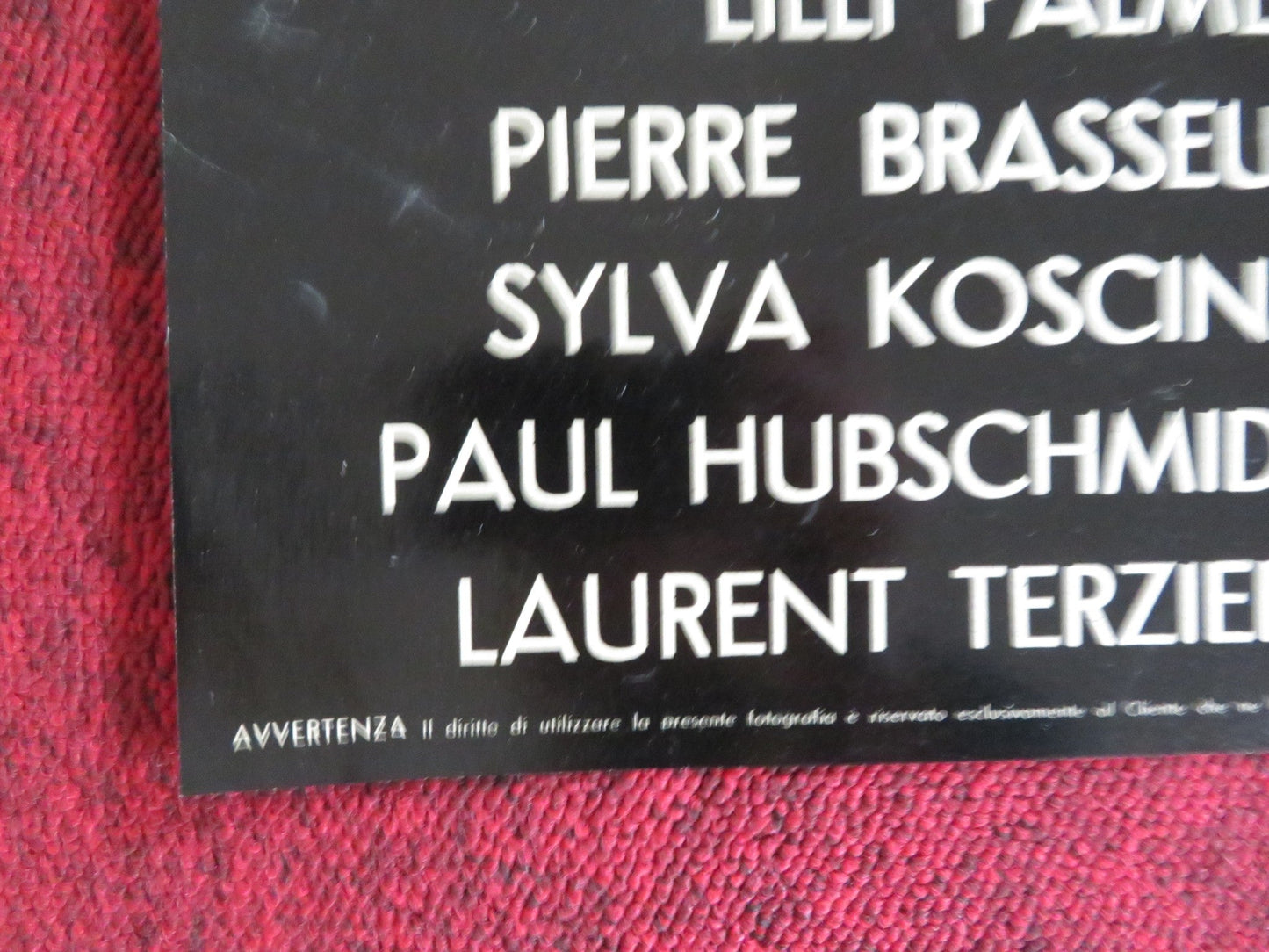 THE CIRCULAR TRIANGLE - H ITALIAN FOTOBUSTA POSTER LILLI PALMER P. BRASSEUR 1964 Rendezvous Cinema Movie posters