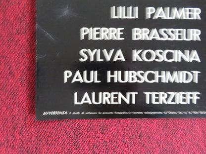 THE CIRCULAR TRIANGLE - I ITALIAN FOTOBUSTA POSTER LILLI PALMER P. BRASSEUR 1964 Rendezvous Cinema Movie posters