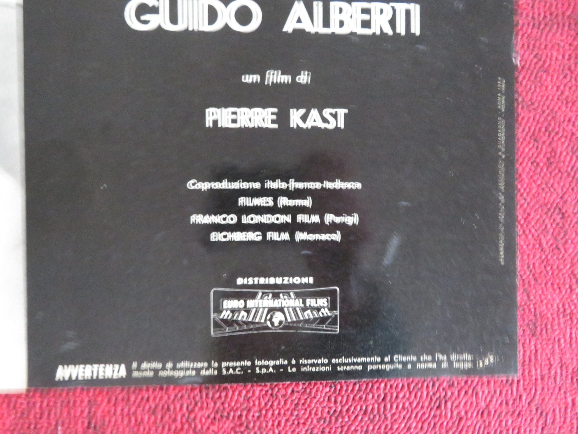 THE CIRCULAR TRIANGLE - J ITALIAN FOTOBUSTA POSTER LILLI PALMER P. BRASSEUR 1964 Rendezvous Cinema Movie posters