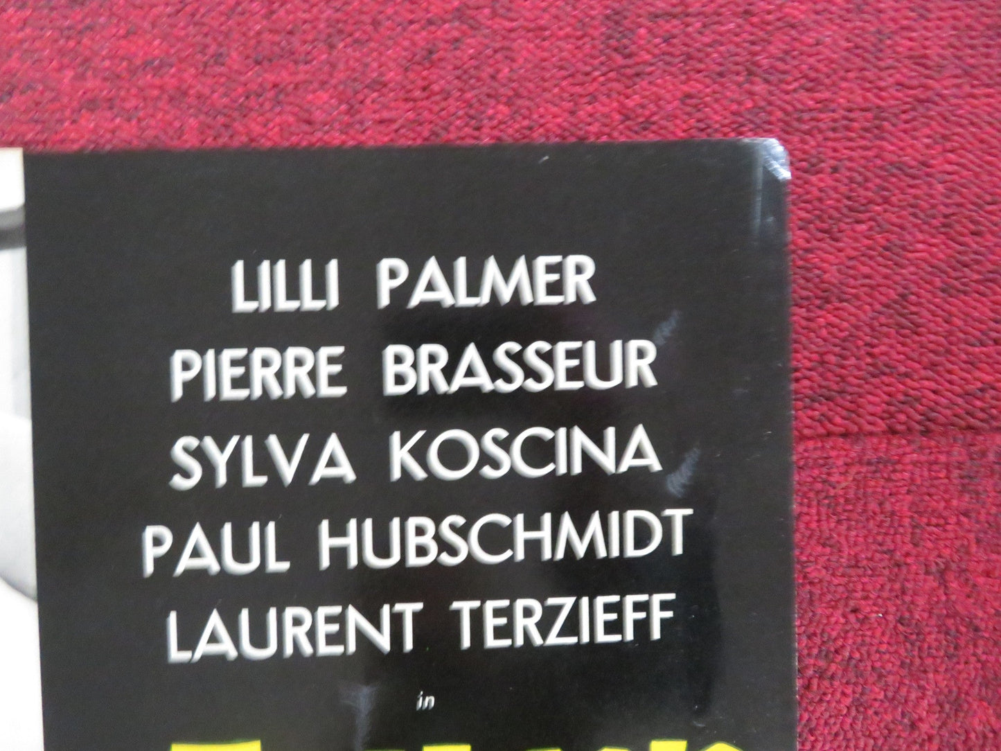 THE CIRCULAR TRIANGLE - J ITALIAN FOTOBUSTA POSTER LILLI PALMER P. BRASSEUR 1964 Rendezvous Cinema Movie posters