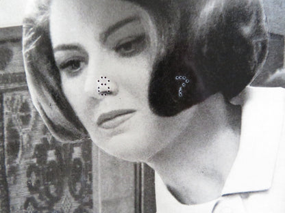 THE CIRCULAR TRIANGLE - J ITALIAN FOTOBUSTA POSTER LILLI PALMER P. BRASSEUR 1964 Rendezvous Cinema Movie posters