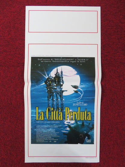 THE CITY OF LOST CHILDREN ITALIAN LOCANDINA POSTER RON PERLMAN D. EMILFORK 1998 Rendezvous Cinema Movie posters