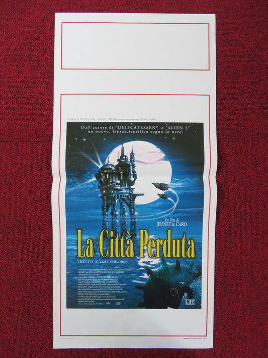 THE CITY OF LOST CHILDREN ITALIAN LOCANDINA POSTER RON PERLMAN D. EMILFORK 1998 Rendezvous Cinema Movie posters