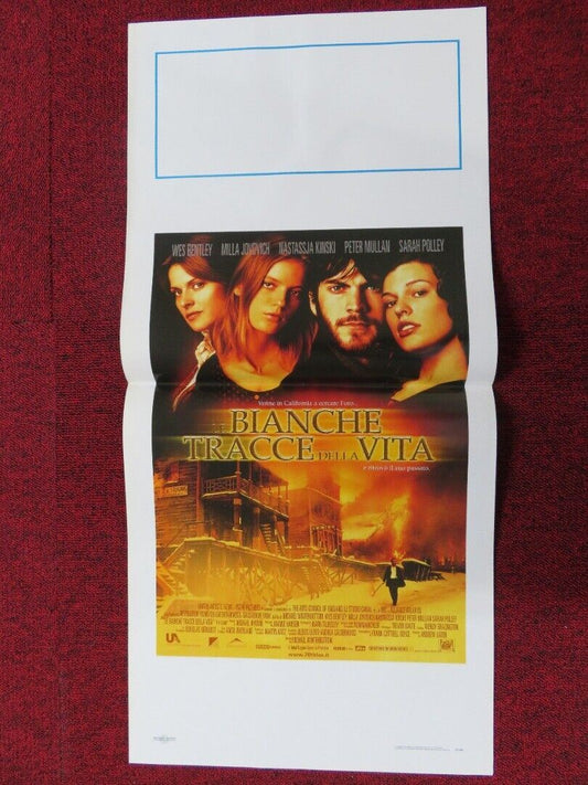 THE CLAIM ITALIAN LOCANDINA (27.5"x13") POSTER WES BENTLEY MILLA JOVOVICH 2000 Movie posters