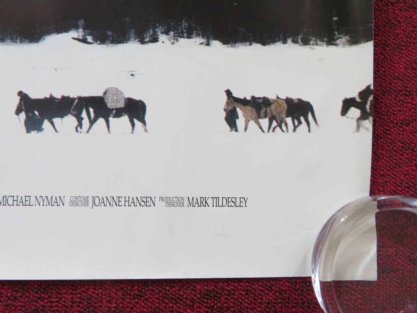 THE CLAIM UK QUAD (30"x 40") ROLLED POSTER WES BENTLEY MILLA JOVOVICH 2000 Rendezvous Cinema Movie posters