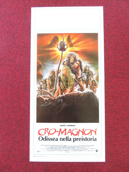 THE CLAN OF THE CAVE BEAR ITALIAN LOCANDINA POSTER DARYL HANNAH PAMELA REED 1986 Rendezvous Cinema Movie posters
