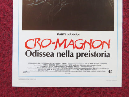 THE CLAN OF THE CAVE BEAR ITALIAN LOCANDINA POSTER DARYL HANNAH PAMELA REED 1986 Rendezvous Cinema Movie posters