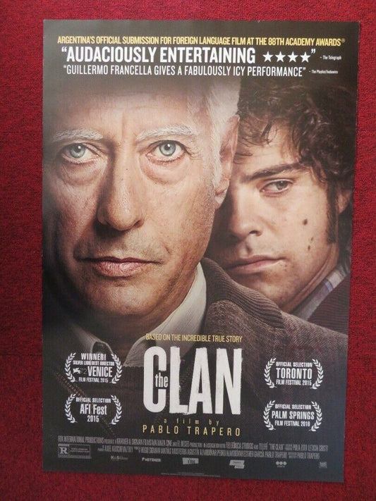 THE CLAN US ONE SHEET ROLLED POSTER PABLO TRAPERO 2015 Movie posters