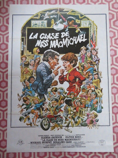 The Class of Miss MacMichael SPANISH (39.5"X 27.5") ROLLED POSTER GLENDA JACKSON Movie posters