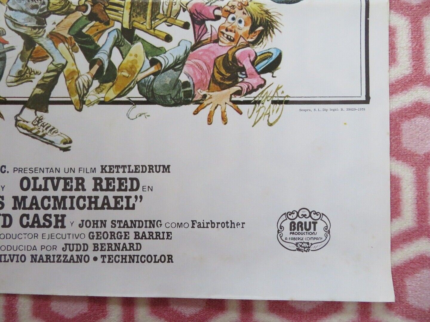 The Class of Miss MacMichael SPANISH (39.5"X 27.5") ROLLED POSTER GLENDA JACKSON Movie posters