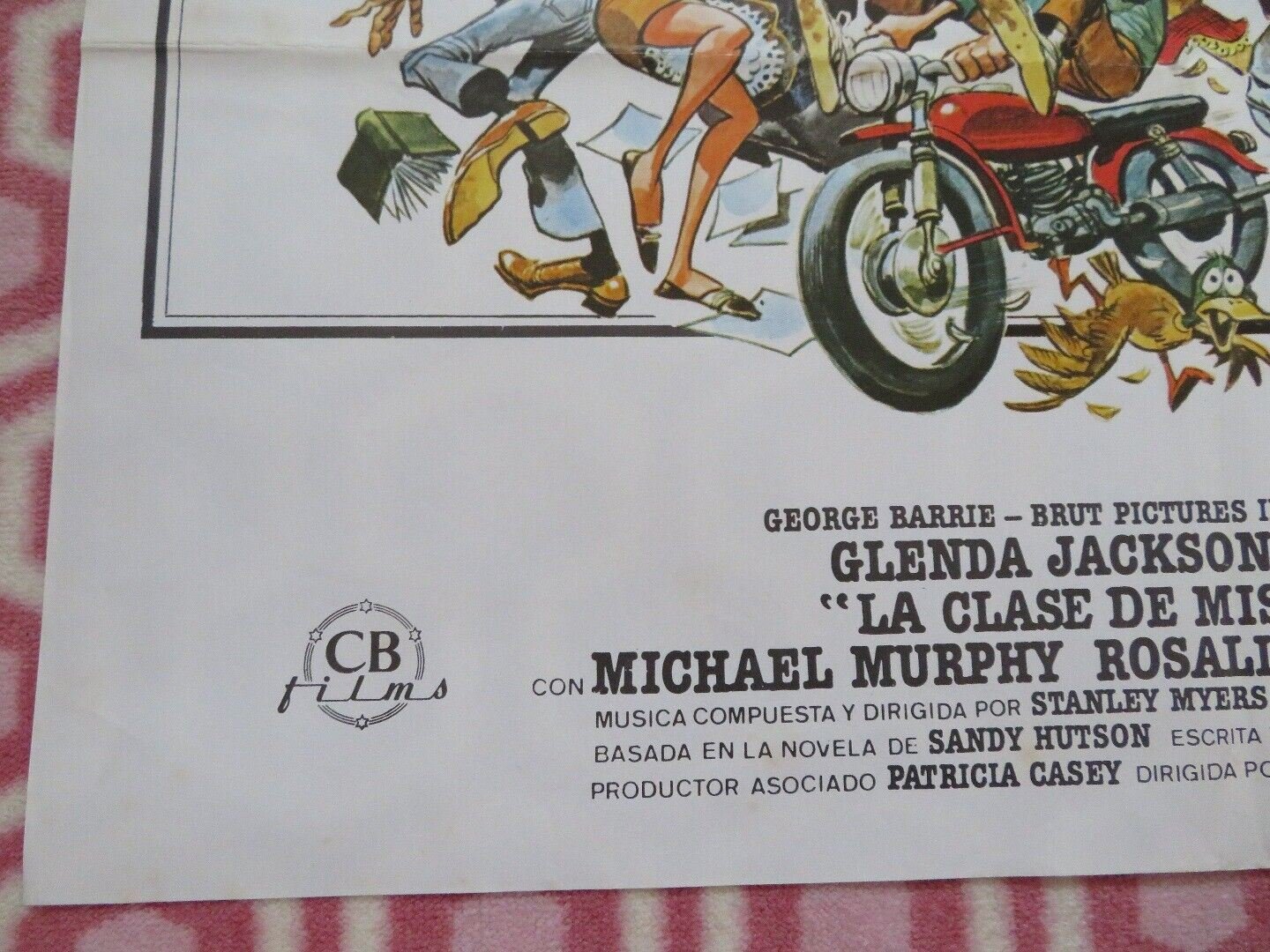 The Class of Miss MacMichael SPANISH (39.5"X 27.5") ROLLED POSTER GLENDA JACKSON Movie posters