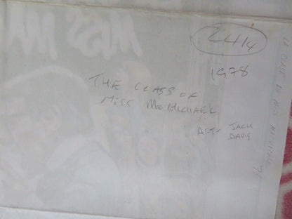 The Class of Miss MacMichael SPANISH (39.5"X 27.5") ROLLED POSTER GLENDA JACKSON Movie posters