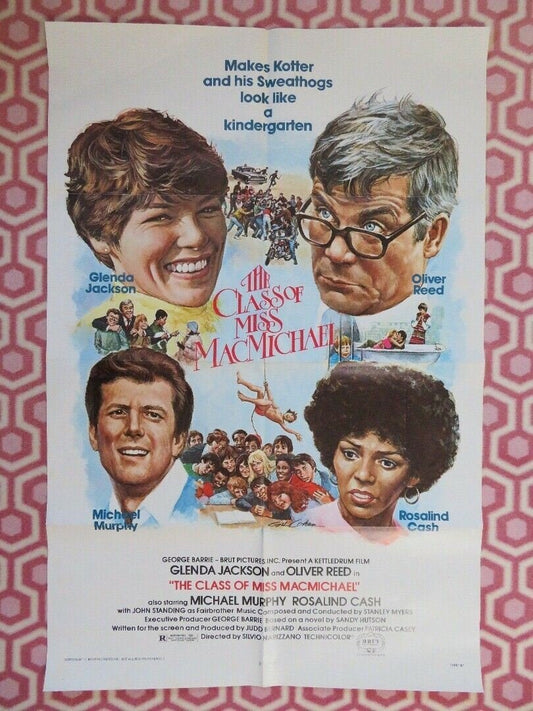 THE CLASS OF MISS MACMICHAEL US ONE SHEET POSTER GLENDA JACKSON 1978 Movie posters