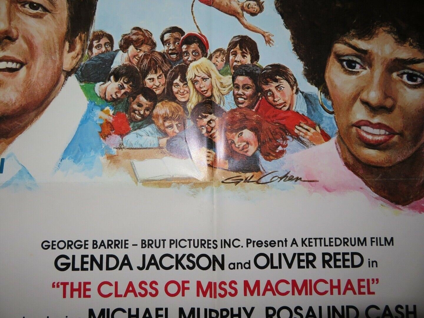 THE CLASS OF MISS MACMICHAEL US ONE SHEET POSTER GLENDA JACKSON 1978 Movie posters