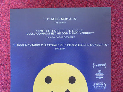 THE CLEANERS ITALIAN LOCANDINA POSTER MARK ZUCKERBERG DONALD TRUMP 2018 Rendezvous Cinema Movie posters