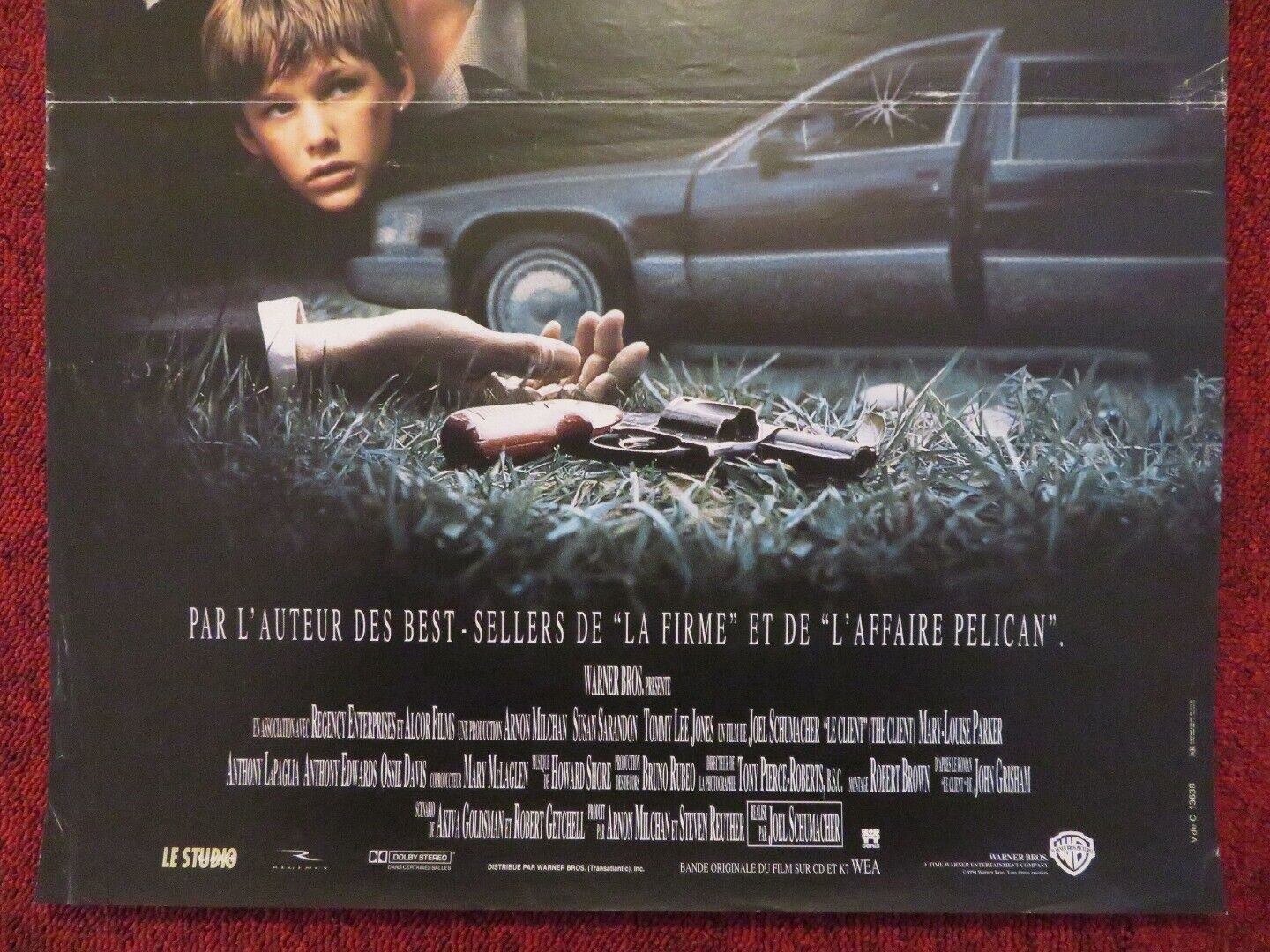 THE CLIENT FRENCH (15"x 21") POSTER TOMMY LEE JONES SUSAN SARANDON 1994 Movie posters