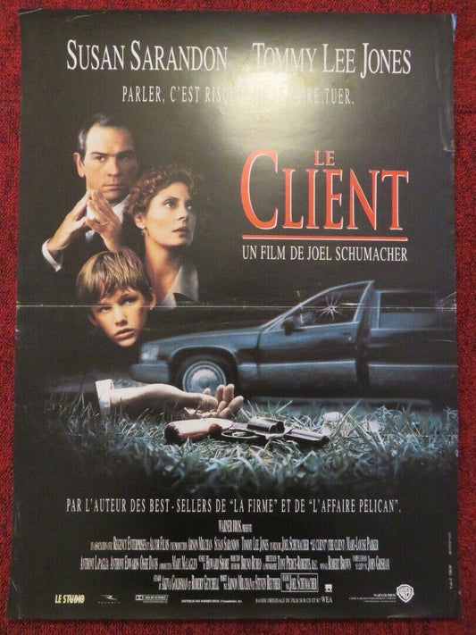 THE CLIENT FRENCH (15"x 21") POSTER TOMMY LEE JONES SUSAN SARANDON 1994 Movie posters