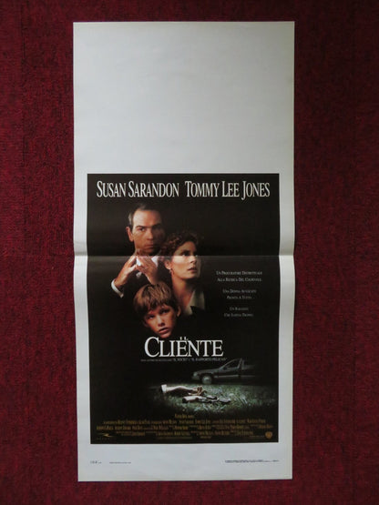 THE CLIENT ITALIAN LOCANDINA POSTER TOMMY LEE JONES SUSAN SARANDON 1994 Rendezvous Cinema Movie posters