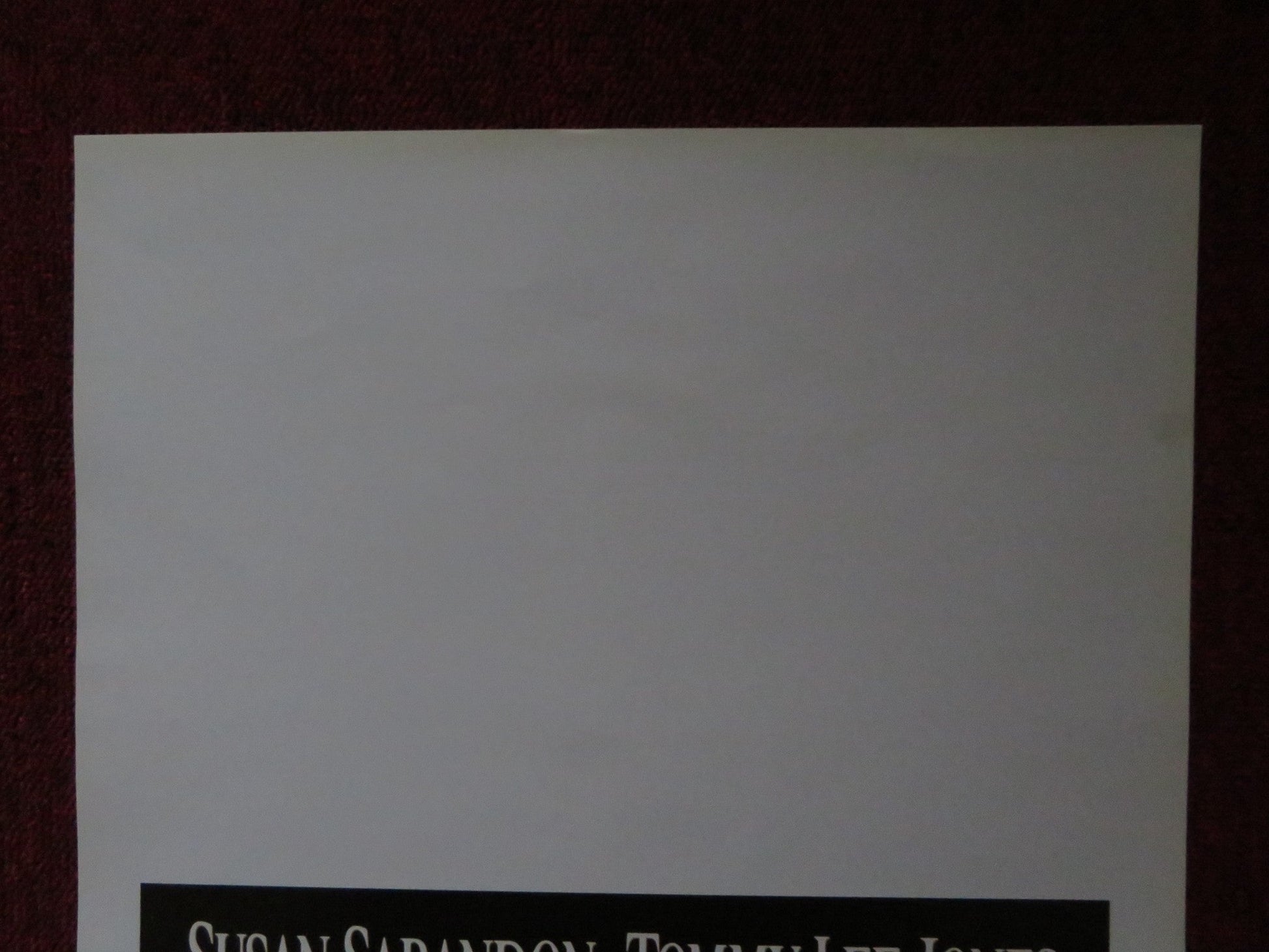 THE CLIENT ITALIAN LOCANDINA POSTER TOMMY LEE JONES SUSAN SARANDON 1994 Rendezvous Cinema Movie posters