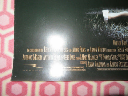 THE CLIENT US ONE SHEET ROLLED POSTER SUSAN SARANDON TOMMY LEE JONES Movie posters