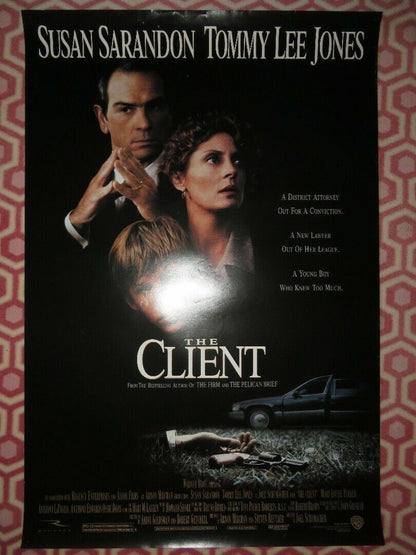 THE CLIENT US ONE SHEET ROLLED POSTER SUSAN SARANDON TOMMY LEE JONES Movie posters