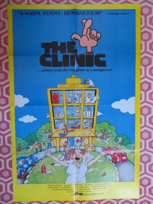 THE CLINIC US ONE SHEET POSTER SIMON BURKE CHRIS HAYWOOD 1982 Movie posters