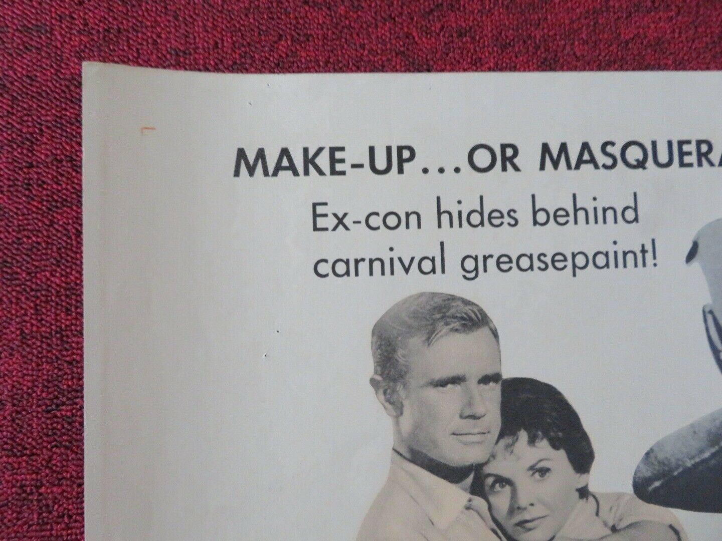 THE CLOWN AND THE KID US HALF SHEET (22"x 28") POSTER JOHN LUPTON 1962 Movie posters