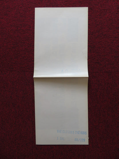 THE CLOWN AND THE KIDS FOLDED US ONE SHEET POSTER EMMETT KELLY 1968 Rendezvous Cinema Movie posters