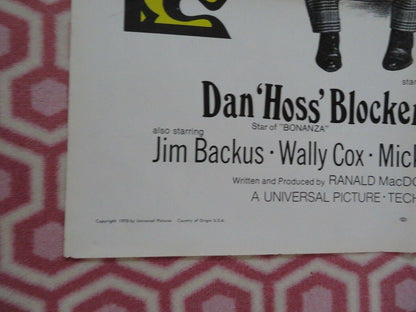 THE COCKEYED COWBOYS OF CALICO COUNTY US ONE SHEET POSTER DAN BLOCKER Movie posters