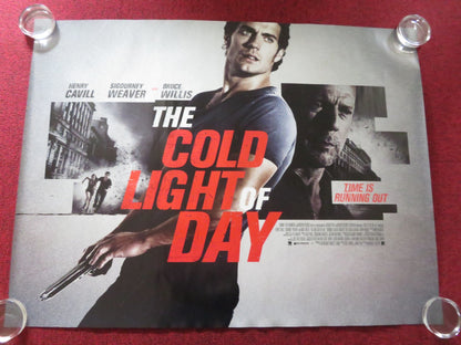 THE COLD LIGHT OF DAY UK QUAD ROLLED POSTER HENRY CAVILL BRUCE WILLIS 2012 Rendezvous Cinema Movie posters