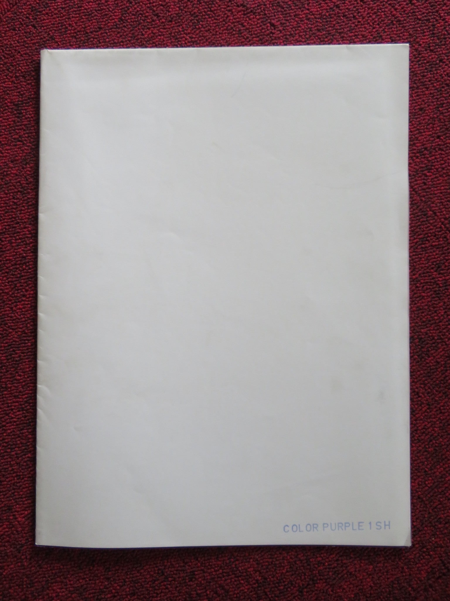 THE COLOR PURPLE FOLDED US ONE SHEET POSTER SPIELBERG WHOOPI GOLDBERG 1985 Rendezvous Cinema Movie posters